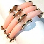 vintage midcentury vargas machine age lucite bracelet