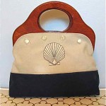 vintage preppy nautical handbag