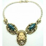 vintage selro asian princess necklace