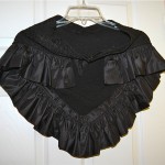 vintage ysl bergdorf goodman ruffled cape