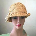 vintage ysl straw hat