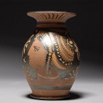 ancient greek apulian pottery vase