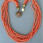 antique victorian natural sea coral necklace