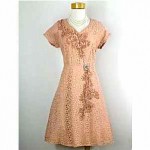 vintage 1940s lace cocktail dress