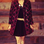 vintage 1960s french leather and suede coat