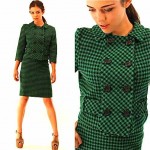 vintage 1960s houndstooth suit