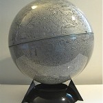 vintage 1967 maruzen lunar moon globe nos w/ box