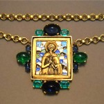 vintage 1970s diane love trifari st peter icon brooch necklace