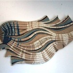 vintage 1970s textile wall hanging