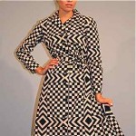 vintage 1974 marimekko graphic dress