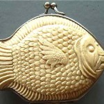 vintage art deco celluloid fish change purse