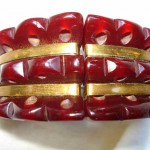vintage bakelite clamper bracelet