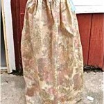 vintage chanel silk taffeta ball gown skirt