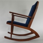 vintage danish modern rocking chair