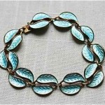 vintage david andersen sterling enamel bracelet