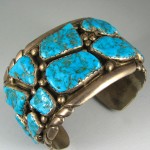 vintage eugene and yvonne mahooty turquoise bracelet