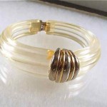 vintage givenchy lucite bracelet