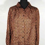 vintage hermes silk blouse