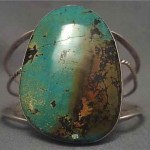 vintage navajo royston turquoise silver bracelet