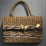vintage rare 1960s roberta di camerino straw handbag