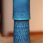 vintage stig lindberg mint vase