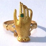 victorian hand ring