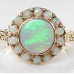 victorian opal poison ring