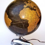 vintage 1930s weber costello glass globe lamp