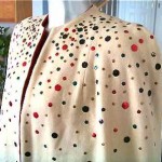 vintage 1940s sequin wool cape