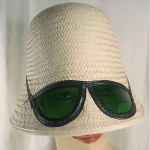 vintage 1960s bucket sunglass hat