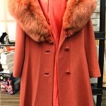 vintage 1960s lilli ann fur collar coat