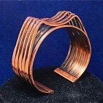 vintage 1960s matisse renoir copper bracelet