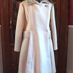 vintage 1960s rhinestone wool princess evening coat