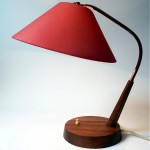 vintage 1970s danish modern desk lamp