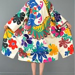 vintage 1970s embroidered eastern european kimono jacket