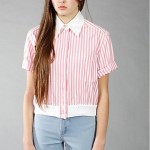 vintage 1980s chanel striped blouse