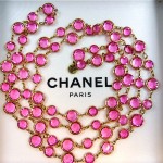 vintage 1981 chanel crystal sautoir necklace