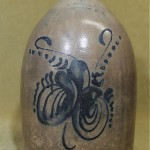 vintage 3-gallon perkins stoneware jug