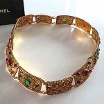 vintage chanel gripoix filigree belt