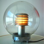 vintage danish modernist table lamp