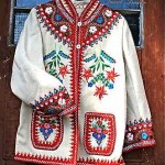 vintage embroidered folk coat