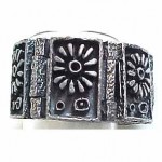 vintage giles vidal modernist pewter bracelet