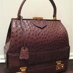 vintage gucci ostrich jewelry box bag