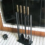 vintage midcentury pilgrim fireplace tool set