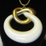 vintage pierre cardin lucite necklace