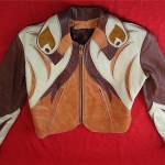 vintage rare 1970s east west leather parrot jacket