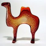 vintage rare abraham palatnik lucite camel sculpture