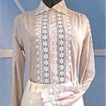 vintage saks cutwork lace blouse