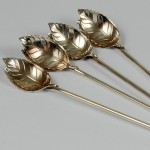 vintage tiffany sterling silver iced tea spoons z