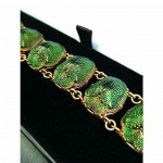 antique 19th century scarab bracelet